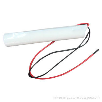 SC-sized NiCd Battery Pack with 3.6V Nominal Voltage and 1,800mAh Capacity